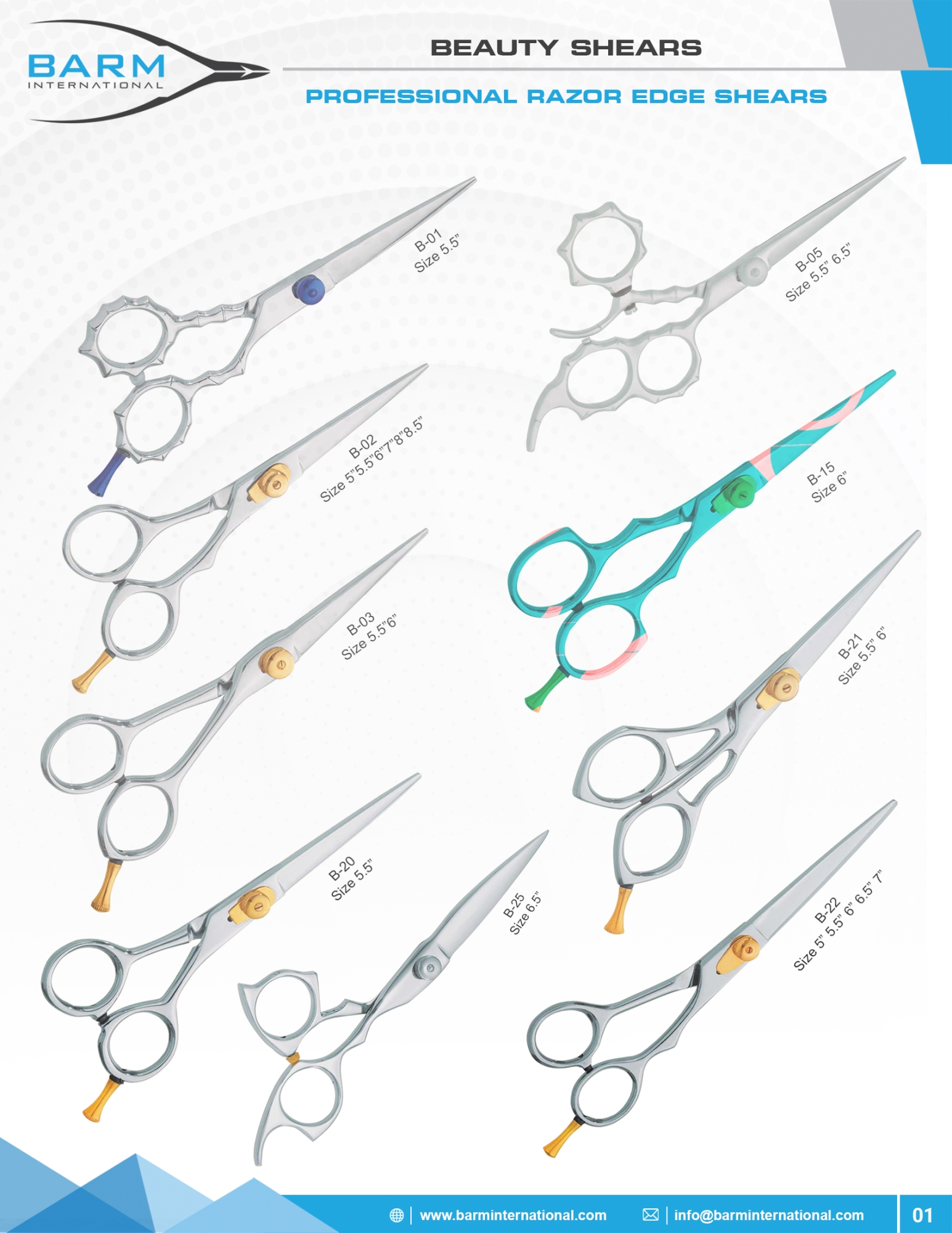 Professional Razor Edge Shears